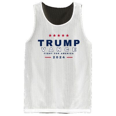 President Trump Jd Vance Vp Fight For America! Maga Usa Mesh Reversible Basketball Jersey Tank