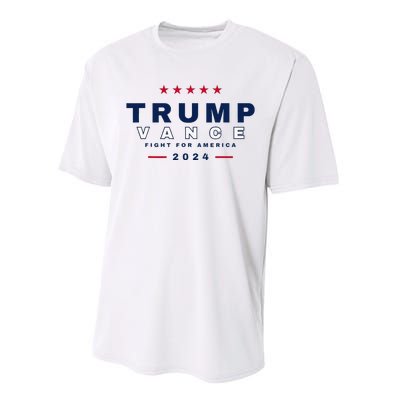 President Trump Jd Vance Vp Fight For America! Maga Usa Performance Sprint T-Shirt