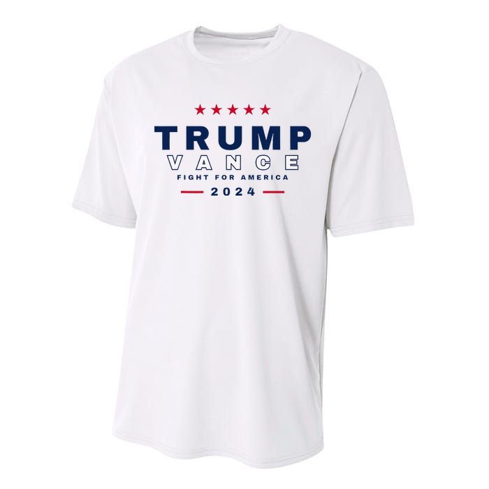 President Trump Jd Vance Vp Fight For America! Maga Usa Performance Sprint T-Shirt