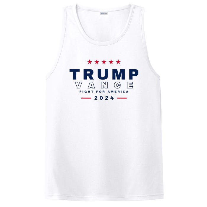 President Trump Jd Vance Vp Fight For America! Maga Usa PosiCharge Competitor Tank