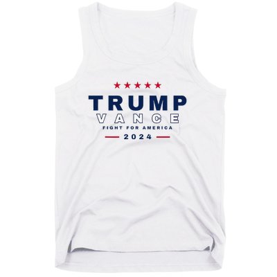 President Trump Jd Vance Vp Fight For America! Maga Usa Tank Top