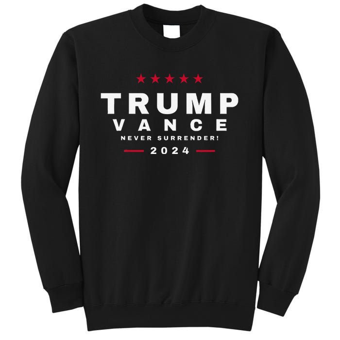 President Trump Jd Vance Vp Never Surrender! Maga Usa Sweatshirt