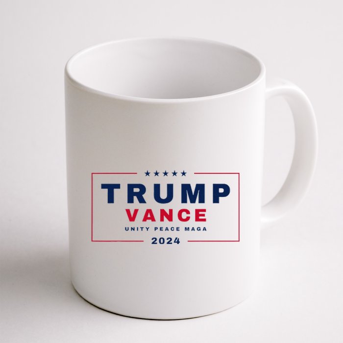 President Trump Jd Vance Vp Unity Peace Maga Usa 2024 Coffee Mug