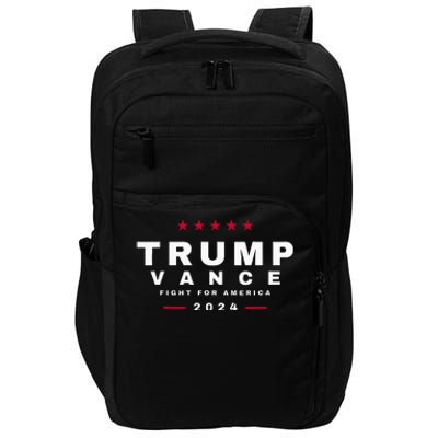 President Trump Jd Vance Vp Fight For America! Maga Usa Impact Tech Backpack