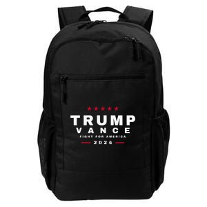 President Trump Jd Vance Vp Fight For America! Maga Usa Daily Commute Backpack