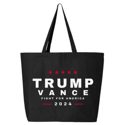 President Trump Jd Vance Vp Fight For America! Maga Usa 25L Jumbo Tote