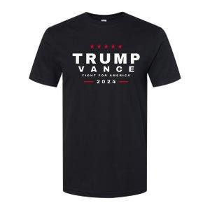 President Trump Jd Vance Vp Fight For America! Maga Usa Softstyle CVC T-Shirt