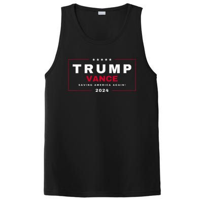 President Trump Jd Vance Vp Save Saving America Again! Maga PosiCharge Competitor Tank