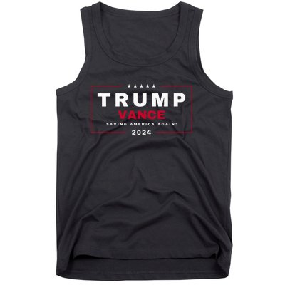 President Trump Jd Vance Vp Save Saving America Again! Maga Tank Top