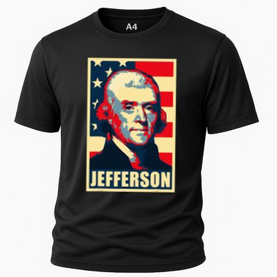 President Thomas Jefferson Propaganda Poster Performance Shirt