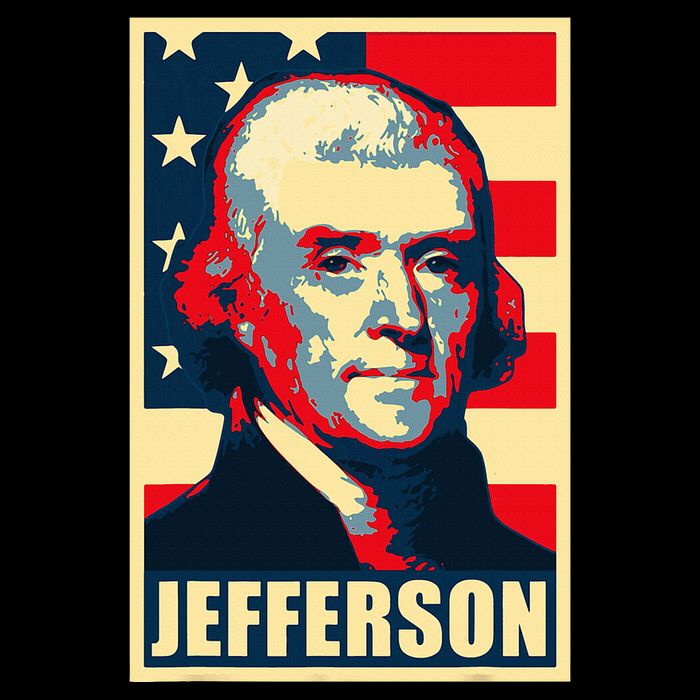 President Thomas Jefferson Propaganda Poster Poster