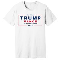 President Trump Jd Vance Vp Unity Peace Maga Usa 2024 Premium T-Shirt