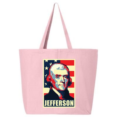 President Thomas Jefferson Propaganda Poster 25L Jumbo Tote