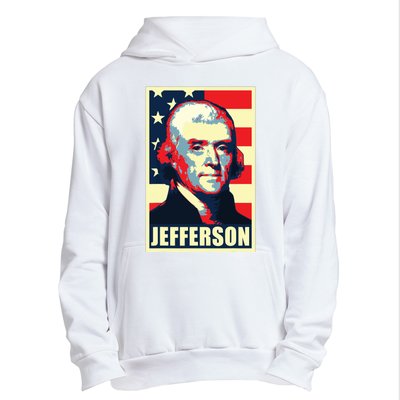 President Thomas Jefferson Propaganda Poster Urban Pullover Hoodie