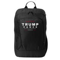 President Trump Jd Vance Vp Never Surrender! Maga Usa City Backpack