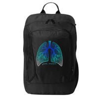 Positive Thinking "Just Breathe" Lungs Science City Backpack