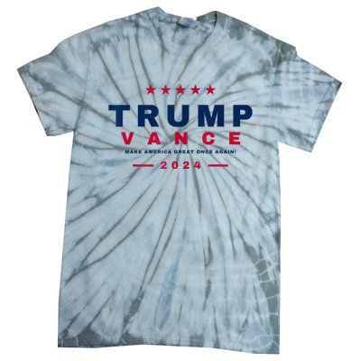 President Trump Jd Vance Vp Make America Great Once Again! Tie-Dye T-Shirt