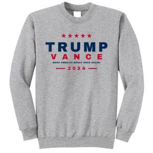 President Trump Jd Vance Vp Make America Great Once Again! Tall Sweatshirt