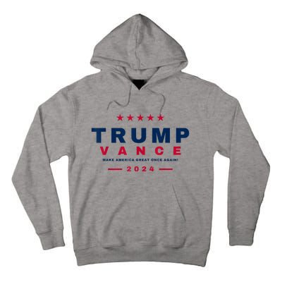 President Trump Jd Vance Vp Make America Great Once Again! Tall Hoodie