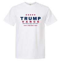 President Trump Jd Vance Vp Make America Great Once Again! Garment-Dyed Heavyweight T-Shirt