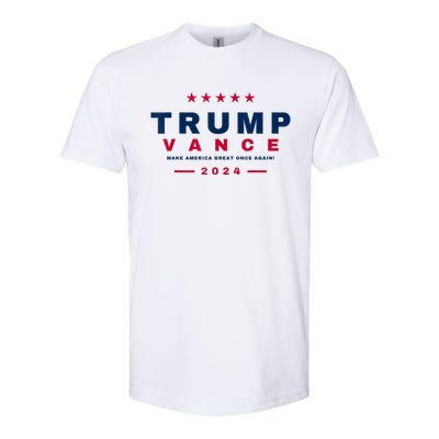 President Trump Jd Vance Vp Make America Great Once Again! Softstyle CVC T-Shirt