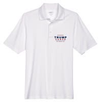 President Trump Jd Vance Vp Make America Great Once Again! Men's Origin Performance Pique Polo