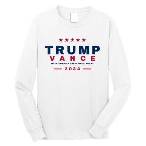 President Trump Jd Vance Vp Make America Great Once Again! Long Sleeve Shirt