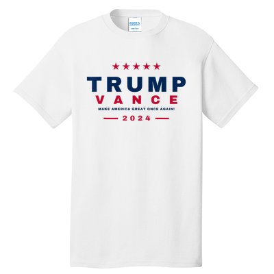 President Trump Jd Vance Vp Make America Great Once Again! Tall T-Shirt