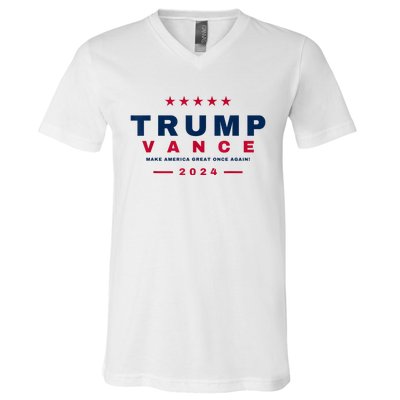 President Trump Jd Vance Vp Make America Great Once Again! V-Neck T-Shirt