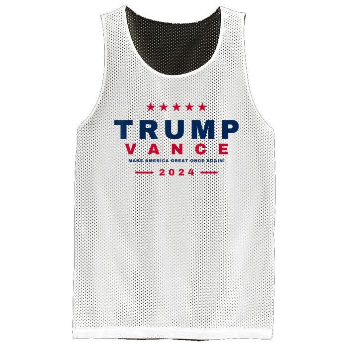 President Trump Jd Vance Vp Make America Great Once Again! Mesh Reversible Basketball Jersey Tank