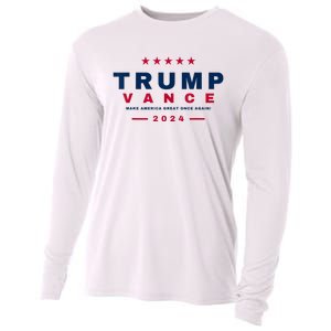 President Trump Jd Vance Vp Make America Great Once Again! Cooling Performance Long Sleeve Crew