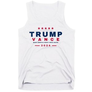 President Trump Jd Vance Vp Make America Great Once Again! Tank Top