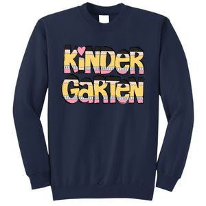 Pencil Teacher Kindergarten Back To School Tall Sweatshirt