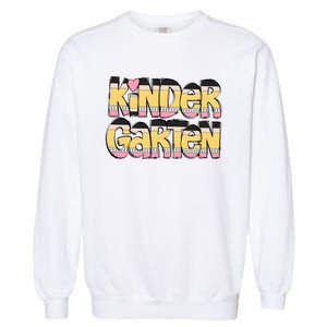 Pencil Teacher Kindergarten Back To School Garment-Dyed Sweatshirt