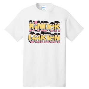 Pencil Teacher Kindergarten Back To School Tall T-Shirt