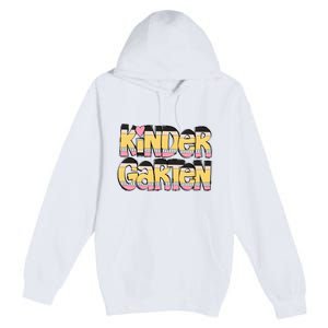 Pencil Teacher Kindergarten Back To School Premium Pullover Hoodie