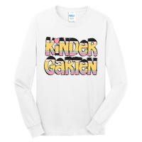 Pencil Teacher Kindergarten Back To School Tall Long Sleeve T-Shirt