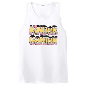 Pencil Teacher Kindergarten Back To School PosiCharge Competitor Tank