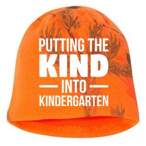 Putting The Kind Into Kindergarten Gift Kati - Camo Knit Beanie