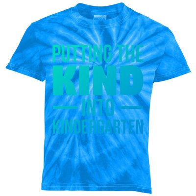 Putting The Kind Into Kindergarten Gift Kids Tie-Dye T-Shirt