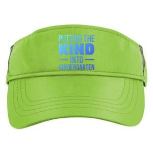 Putting The Kind Into Kindergarten Gift Adult Drive Performance Visor