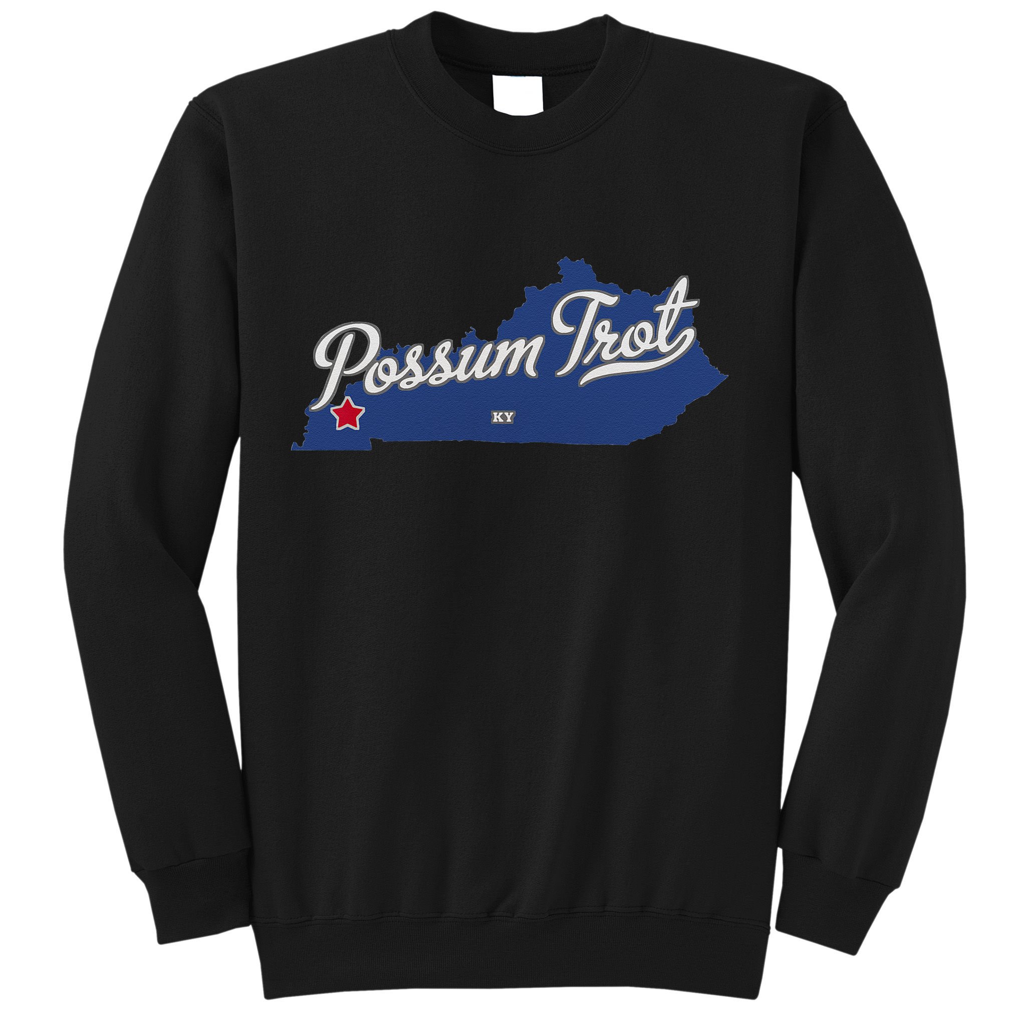 Possum Trot Kentucky KY Map Sweatshirt