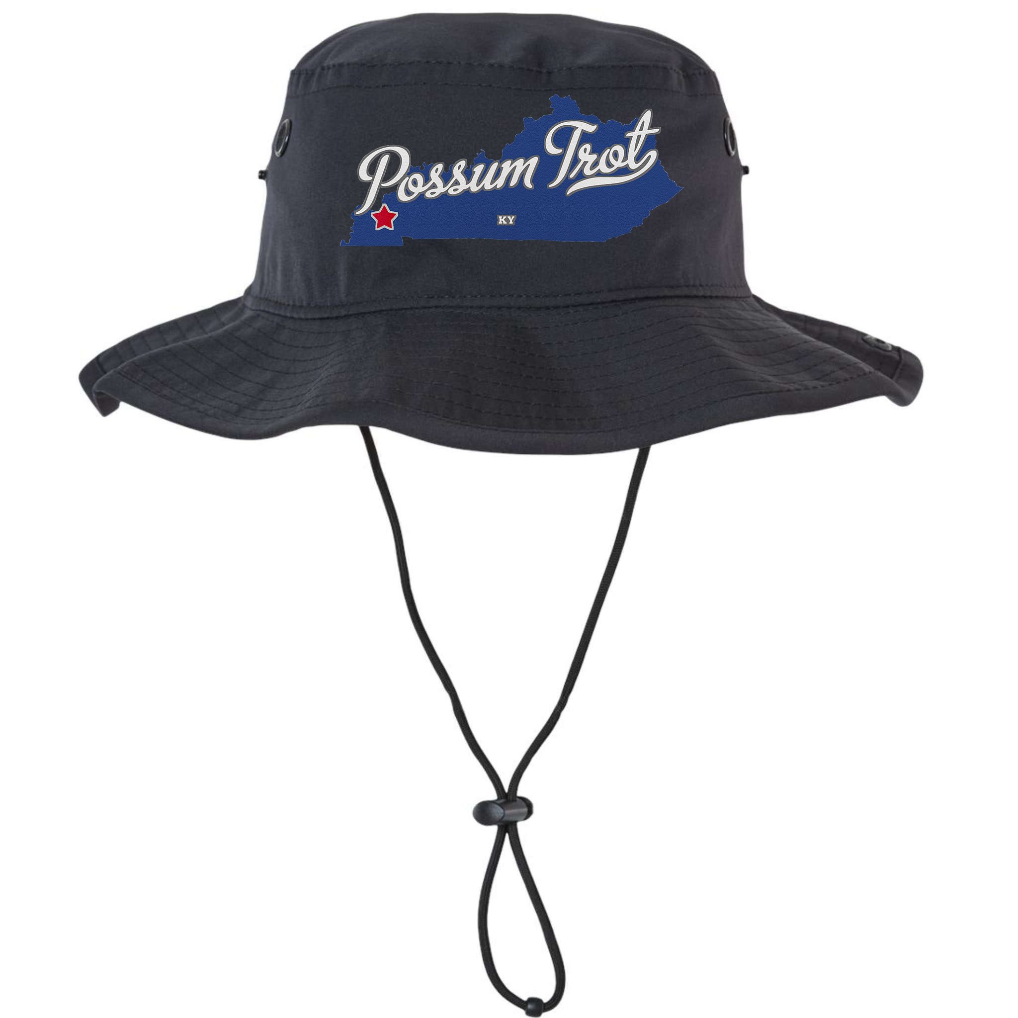 Possum Trot Kentucky KY Map Bucket Hat