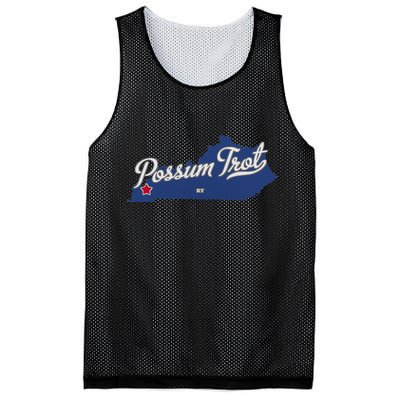 Possum Trot Kentucky KY Map Mesh Reversible Basketball Jersey Tank