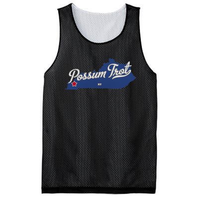 Possum Trot Kentucky KY Map Mesh Reversible Basketball Jersey Tank