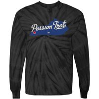 Possum Trot Kentucky KY Map Tie-Dye Long Sleeve Shirt