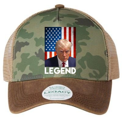 President Trump Legend American Flag Legacy Tie Dye Trucker Hat