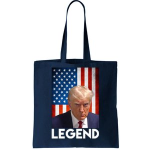 President Trump Legend American Flag Tote Bag