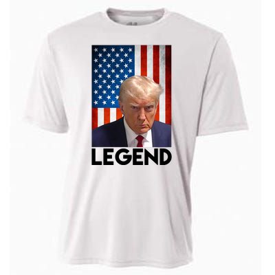 President Trump Legend American Flag Cooling Performance Crew T-Shirt