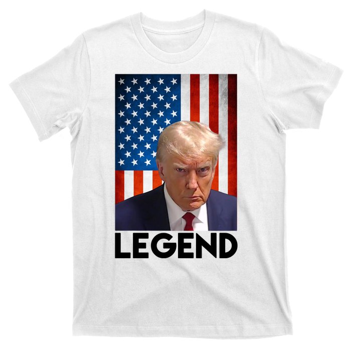 President Trump Legend American Flag T-Shirt